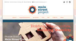 Desktop Screenshot of mainstreetproject.ca